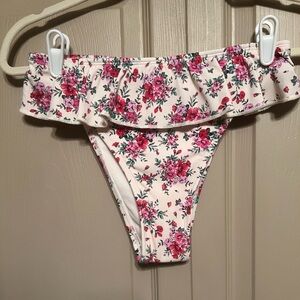 Wild Fable Pink Floral Bikini Bottom